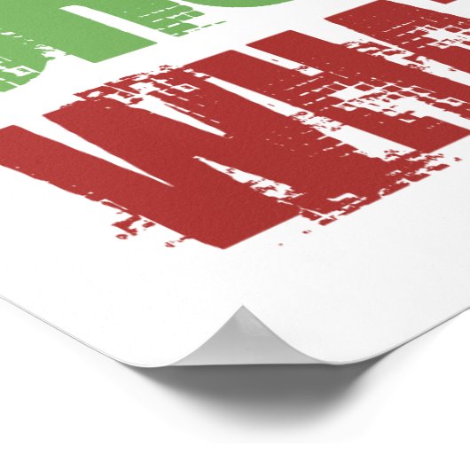 Zum Langlaufen Poster (Ecke)