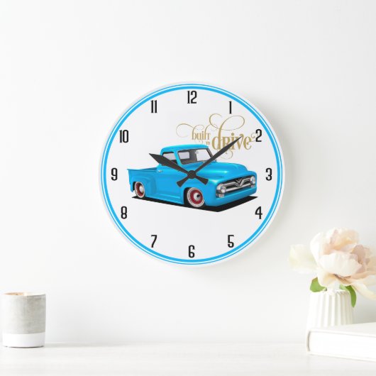 Zum Laufen gebaut Große Wanduhr (Zuhause)