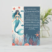 zum Leben der Meeresfische unter dem Meer Quincean Einladung (Stehend Vorderseite)