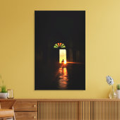 Zum Licht Leinwanddruck (Insitu (Wohnzimmer))