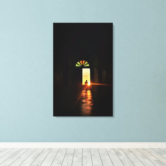 Zum Licht Leinwanddruck (Insitu (Holzboden))