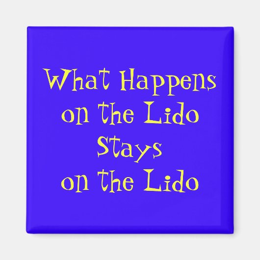 Zum Lido Magnet (Vorne)