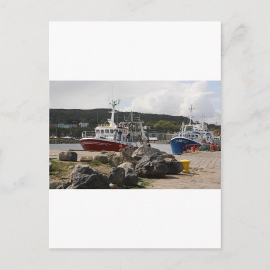 Zum Meer heraus vorangehen, Howth, Irland Postkarte (Vorderseite)