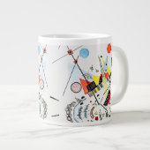 Zum Meer und zur Sonne - Kandinsky Jumbo-Tasse (Vorderseite Rechts)