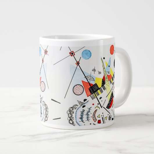 Zum Meer und zur Sonne - Kandinsky Jumbo-Tasse (Vorderseite Rechts)