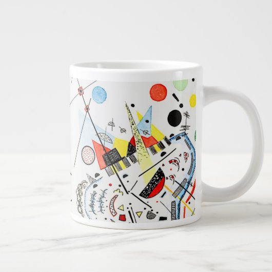 Zum Meer und zur Sonne - Kandinsky Jumbo-Tasse (Rechts)