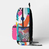 Zum menschlichen Hintergrund hinter mir - Pop Bedruckter Rucksack (Rechts)