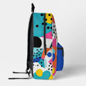 Zum menschlichen Hintergrund hinter mir - Pop Bedruckter Rucksack (Links)