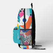 Zum menschlichen Hintergrund hinter mir - Pop Bedruckter Rucksack (Rechts)