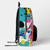 Zum menschlichen Hintergrund hinter mir - Pop Bedruckter Rucksack (Links)