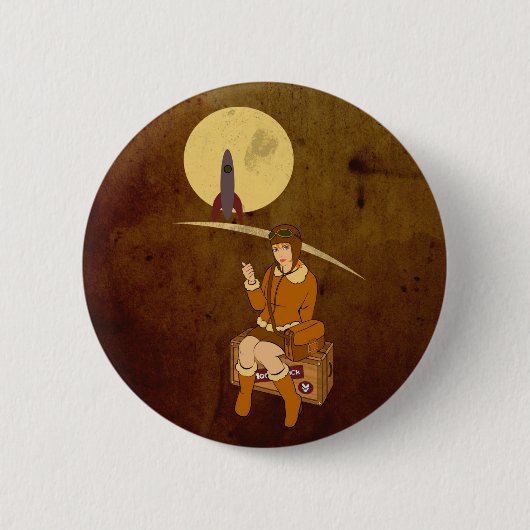 Zum Mond Button (Vorderseite)