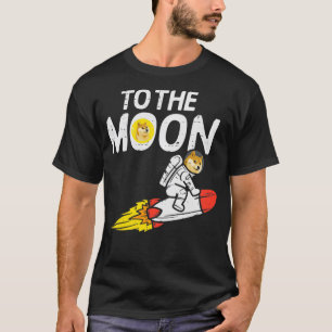 Zum Mond Dogecoin Shiba Inu Crypto Cryptocurren T-Shirt