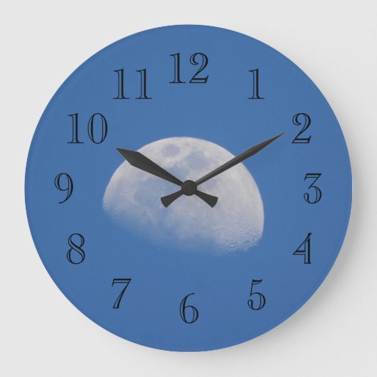 Zum Mond Große Wanduhr (Vorderseite)