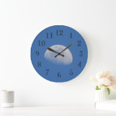 Zum Mond Große Wanduhr (Zuhause)