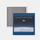 Zum Mond Magnet (Vorderseite/Rückseite)