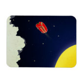 Zum Mond Magnet (Horizontal)