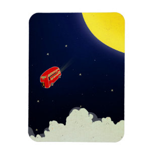 Zum Mond Magnet