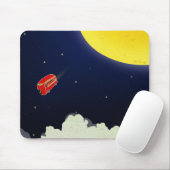 Zum Mond Mousepad (Mit Mouse)