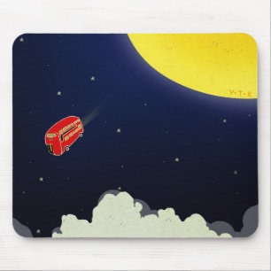 Zum Mond Mousepad