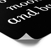 zum Mond - Poster (Ecke)