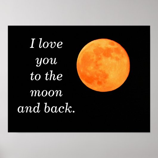 zum Mond - Poster (Vorne)