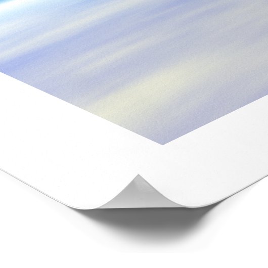 Zum Mond Poster (Ecke)