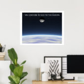 Zum Mond Poster (Heimbüro)