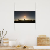 Zum Mond Poster (Küche)