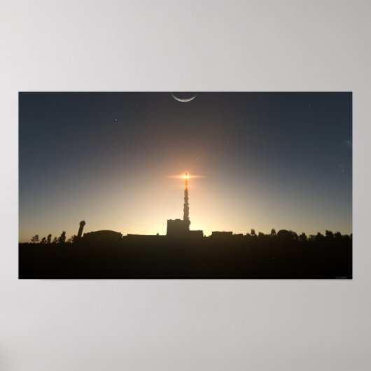 Zum Mond Poster (Vorne)