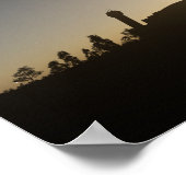 Zum Mond Poster (Ecke)