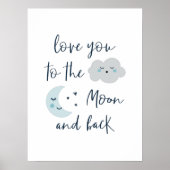 Zum Mond Poster (Vorne)