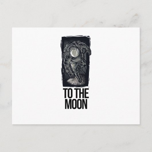 Zum Mond Postkarte (Vorderseite)