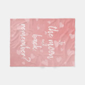 Zum Mond und zur Rückseite erinnern Sie sich? Fleecedecke (Vorderseite (Horizontal))