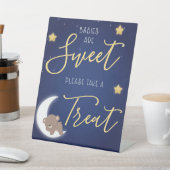 Zum Mond und zur Rückseite Sockelschild (In SItu)