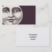 Zum Mond und zur Rückseite Visitenkarte (Vorne/Hinten)