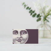 Zum Mond und zur Rückseite Visitenkarte (Stehend Vorderseite)