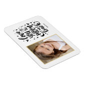 Zum Mond und zurück EDITABLE FARBE Custom Magnet (Rechte Seite)