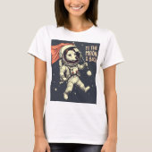 Zum Mond und zurück - Inspiration und Kosmisch T-Shirt (Vorderseite)