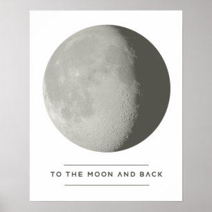 Zum Mond und zurück Poster