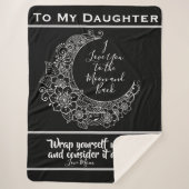 Zum Mond und zurück Sherpadecke (Vorderseite)