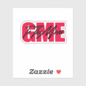 Zum Mondsticker Aufkleber (Blatt)