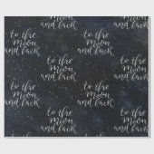 Zum Mondwackelpapier Geschenkpapier (Flach)