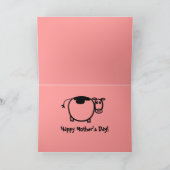 Zum Mooo!Die wunderbare Mama der ganzen Welt! Karte (Innenseite)