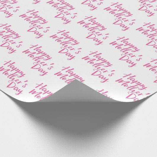 Zum Muttertag ein Kunstpapier Geschenkpapier (Ecke)