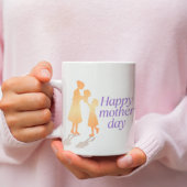 Zum Muttertag florale Typografie - Milchtasse