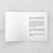Zum Muttertag für Oma Feiertagskarte (Innenseite)