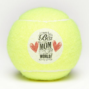 Zum Muttertag habe ich die beste Mutter mit Liebe Tennisbälle