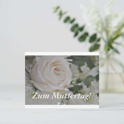 Zum Muttertag Postkarte (Stehend Vorderseite)