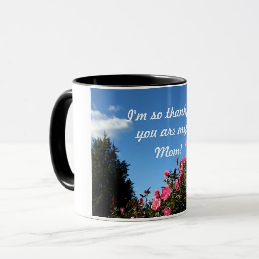 Zum Muttertag Tasse (Vorderseite Links)