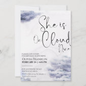 zum neunjährigen Cloud-Geburtstag Einladung (Vorderseite)